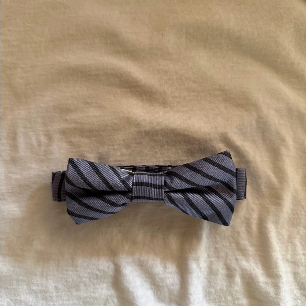 Boy’s Striped Gray Bow Tie from Crewcuts (J.Crew)